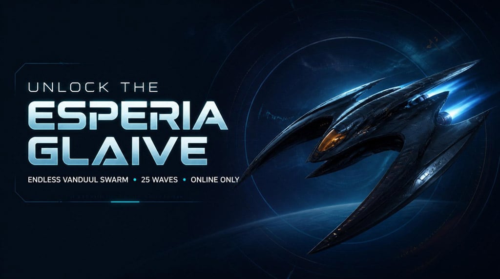 How to Unlock Esperia Glaive in Star Citizen: Endless Vanduul Swarm Guide + Star Strings Setup