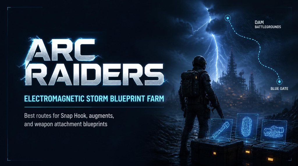 ARC Raiders Electromagnetic Storm Blueprint Farming Guide: Best Free Routes for Fast Blueprints
