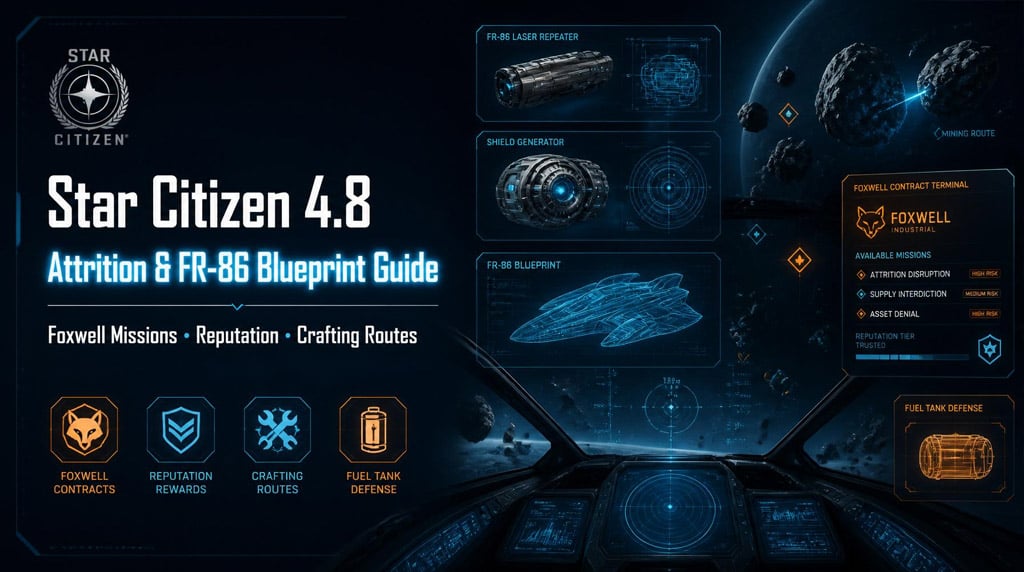 Star Citizen 4.8.1 Blueprint Farming Guide: Best New Mission Rewards to Grind