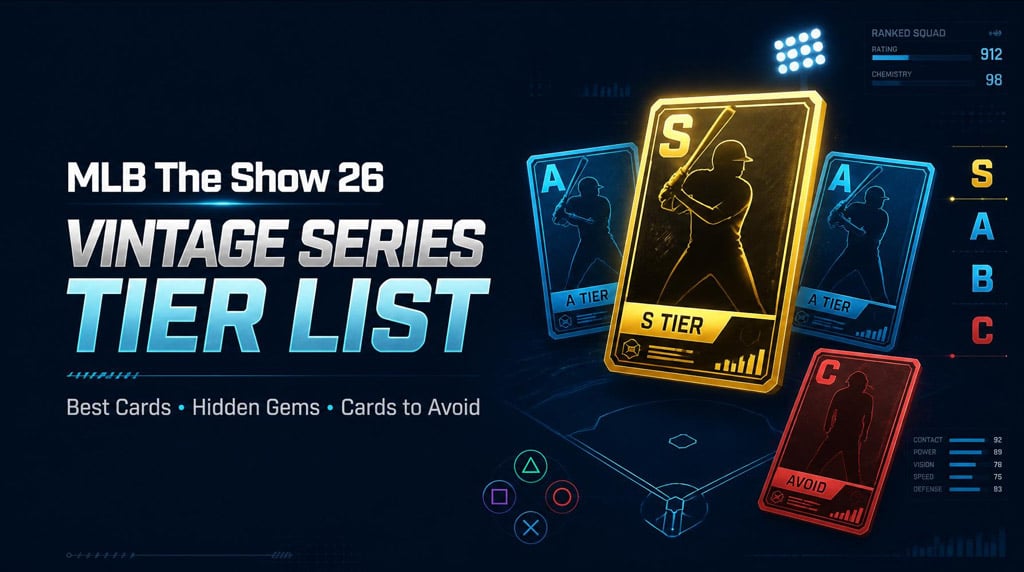 MLB The Show 26 Vintage Series Tier List: Best Cards, Hidden Gems, and Cards to Avoid