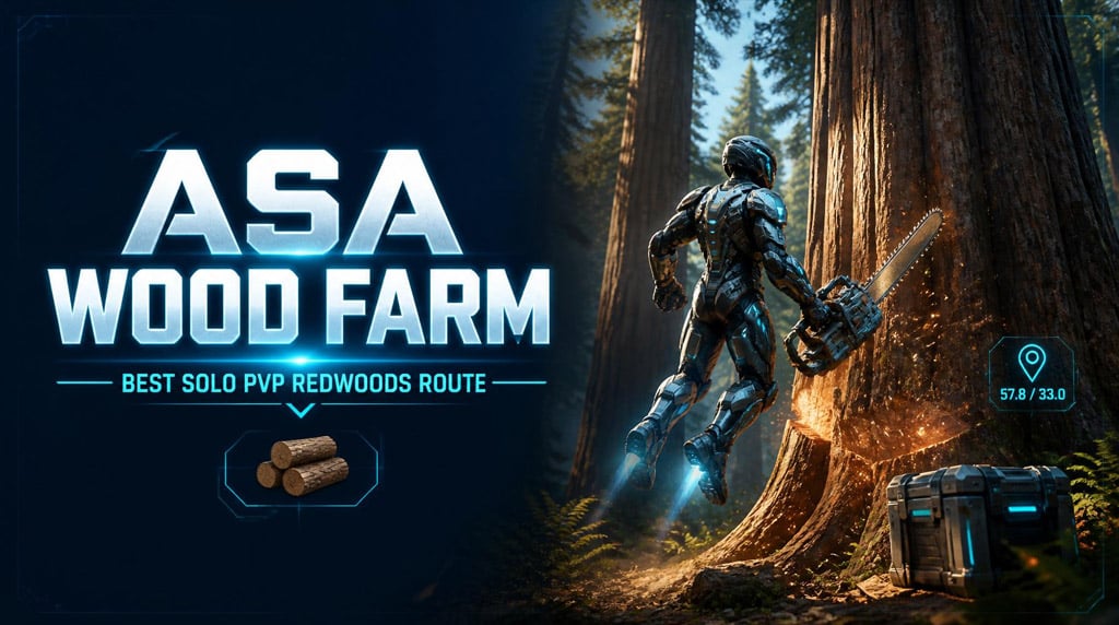 Ark Survival Ascended Wood Farming Guide 2026: Best Solo PvP Method