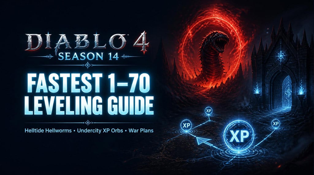 Diablo 4 Season 14 Fastest Leveling Guide: Best 1–70 Route for All Classes