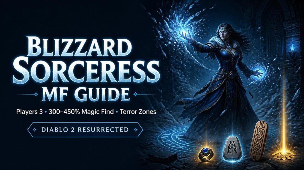 Diablo 2 Resurrected Farming Guide: Players 3 Routes, Magic Find targets, Terror Zone strategy