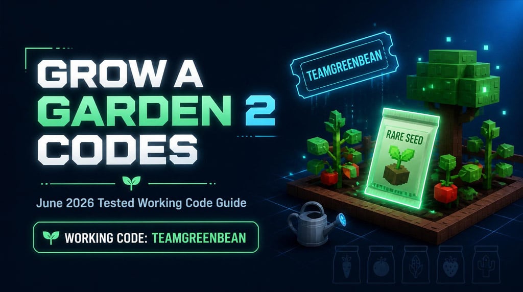 Grow a Garden 2 Codes June 2026: Tested Working Roblox GAG 2 Code List