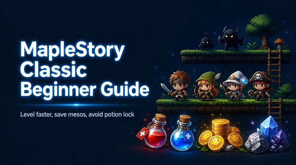 MapleStory Classic Beginner Guide: Level Faster, Save Mesos, and Avoid Potion Lock