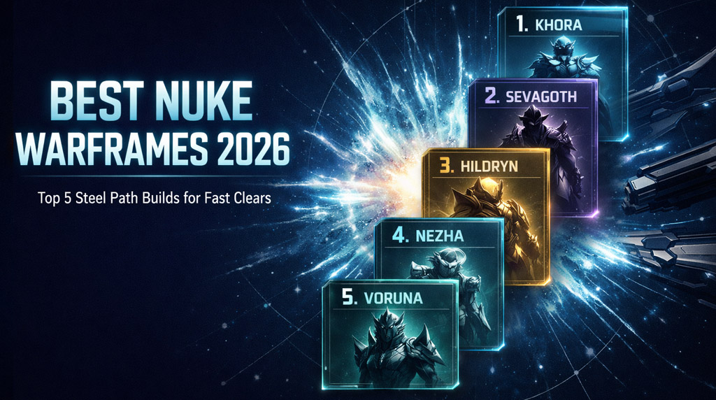 Best Nuke Warframes: Builds for Steel Path, Level Cap, and Fast Room Clears