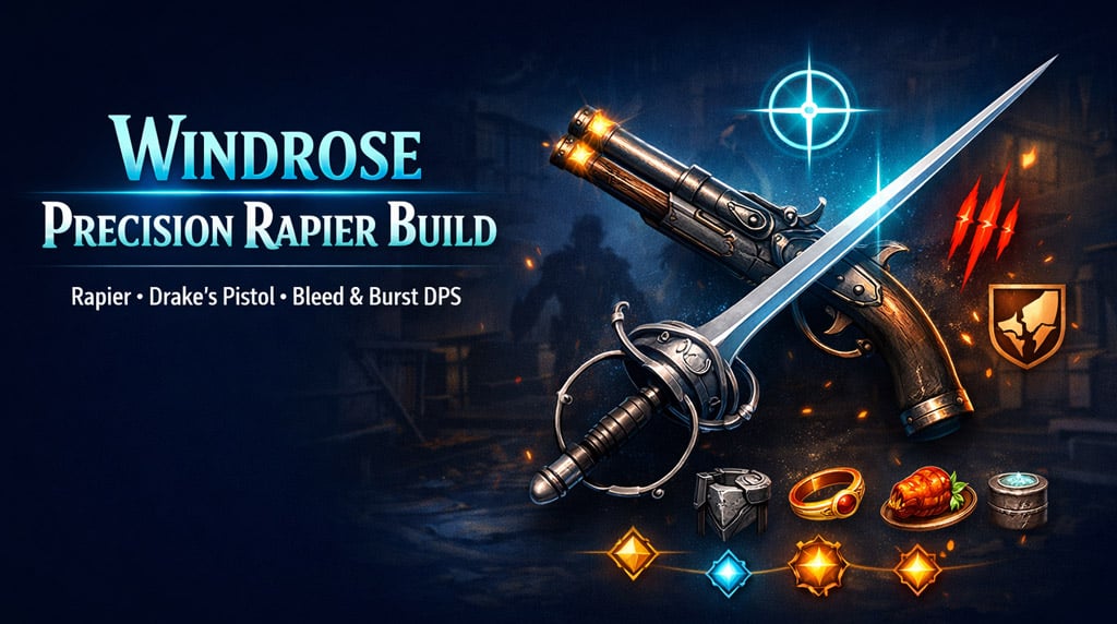 Windrose Precision Rapier Build: Best OP Setup for Bosses, Camps, Boarding, Solo, and Co-op
