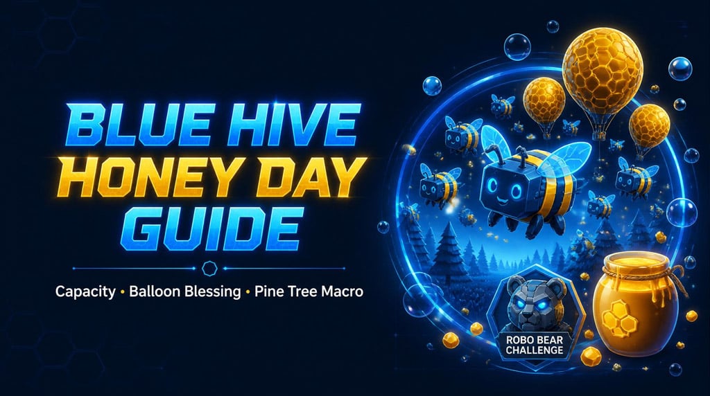 Bee Swarm Simulator Blue Hive Honey Day Guide: Fast Prep, Bigger Balloon Blessing, More Honey