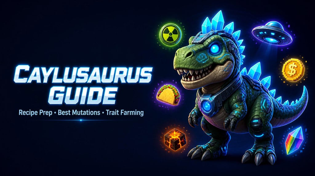 Steal a Brainrot Caylusaurus Guide: Recipe Prep, Best Mutations, Trait Farming, and Value Strategy