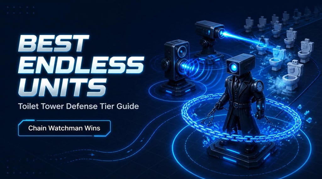 Toilet Tower Defense Best Units Tier List : Endless Mode Tier Guide