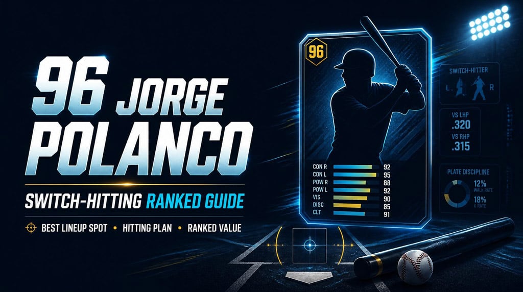MLB The Show 26 Jorge Polanco (96) Guide: Best Lineup Spot, Hitting Tips, and Ranked Value