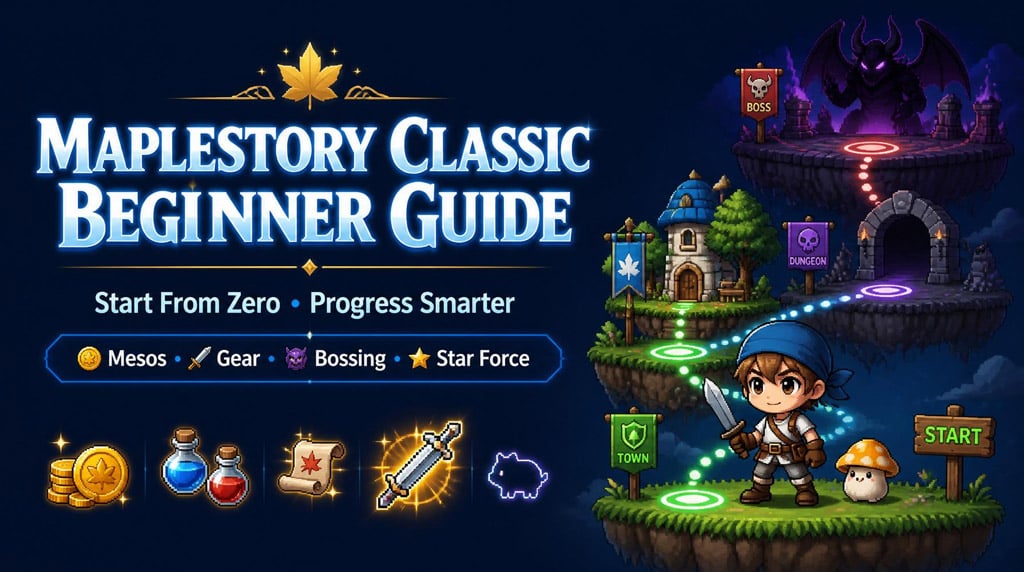 MapleStory Classic Beginner Guide: Start from Zero and Progress Fast