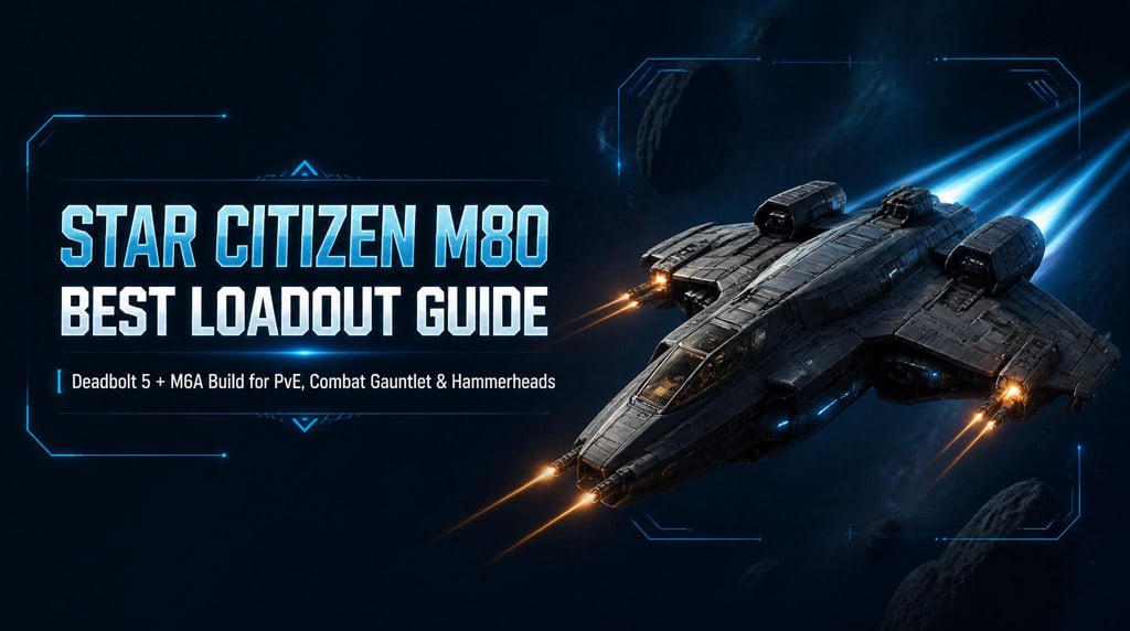 Star Citizen M80 Best Loadout: Deadbolt 5 + M6A for PvE, Combat Gauntlet, and Hammerheads