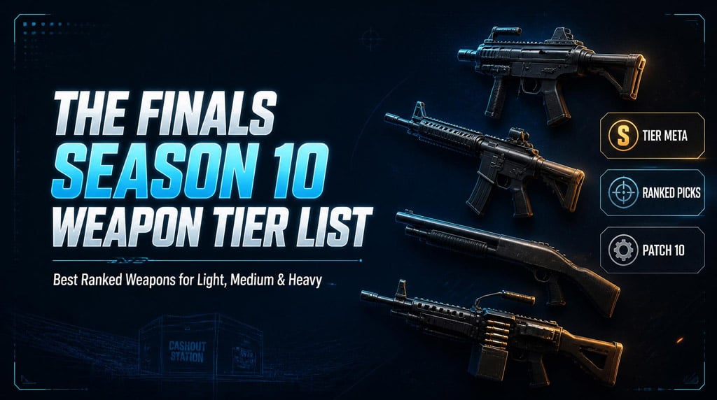 The Finals Season 10 Weapon Tier List: Best Weapons for Ranked