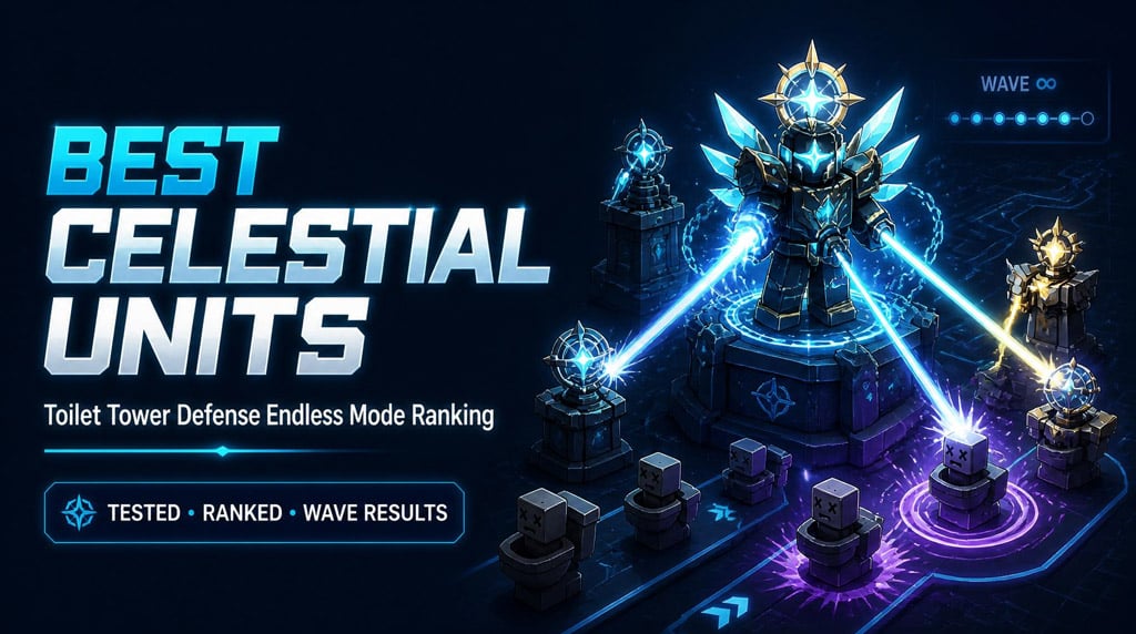 Best Celestial Units in Toilet Tower Defense Endless Mode Ranked