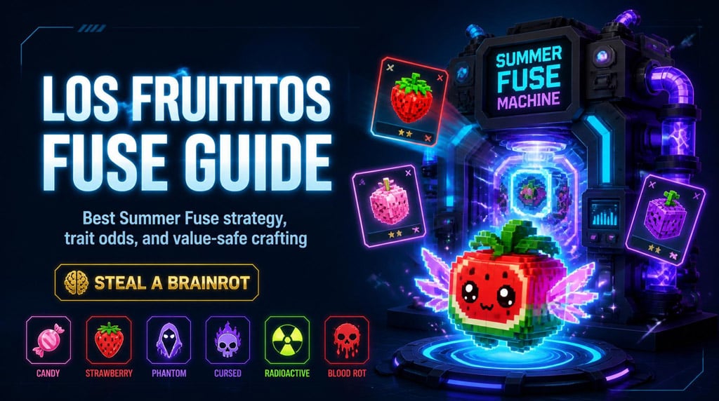 How to Craft Los Fruititos in Steal a Brainrot: Best Summer Fuse Machine Strategy
