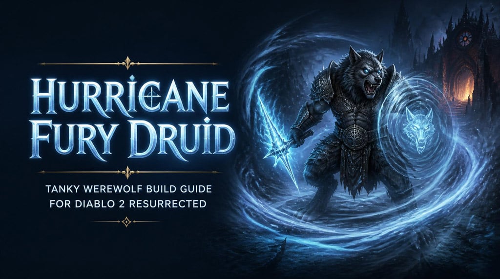 Hurricane Fury Druid Build Guide for Diablo 2 Resurrected: Fast, Tanky, and Chaos-Ready