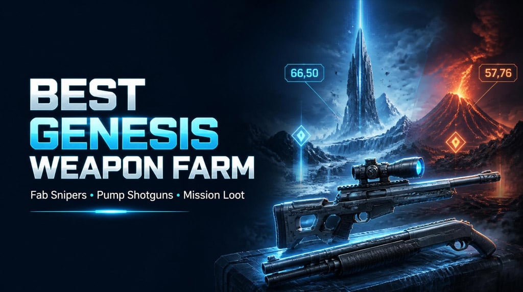Best Weapon Loot Farm on Genesis in ARK Survival Ascended: Fab Snipers & Pump Shotguns