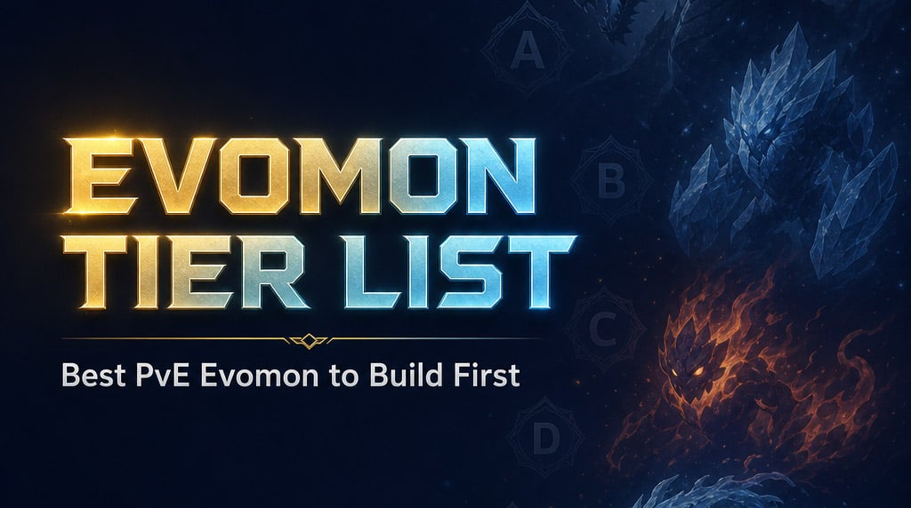 Evomon Tier List: Best PvE Evomon to Build First