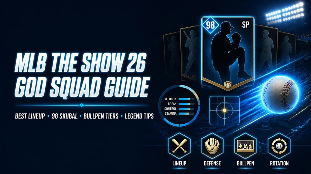 MLB The Show 26 God Squad Guide: Best Lineup, 98 Tarik Skubal, Bullpen Picks, and Legend Tips