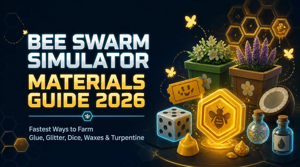 Bee Swarm Simulator Materials Guide 2026: Fastest Ways to Farm Every Key Material