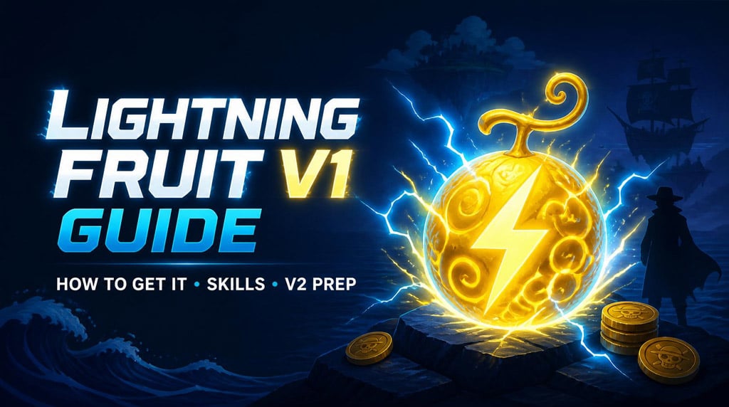 Sailor Piece Lightning Fruit V1 Guide: How to Get It, Skills, Rarity, and V2 Prep
