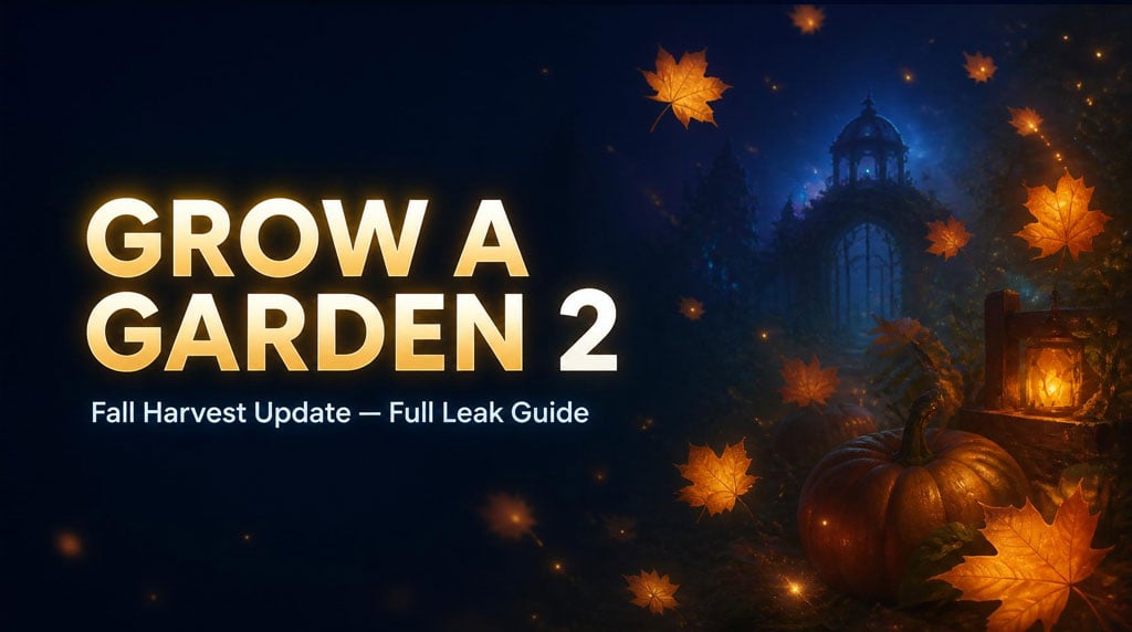 Grow a Garden 2 Fall Harvest Update: Everything You Need to Prep Before August 1