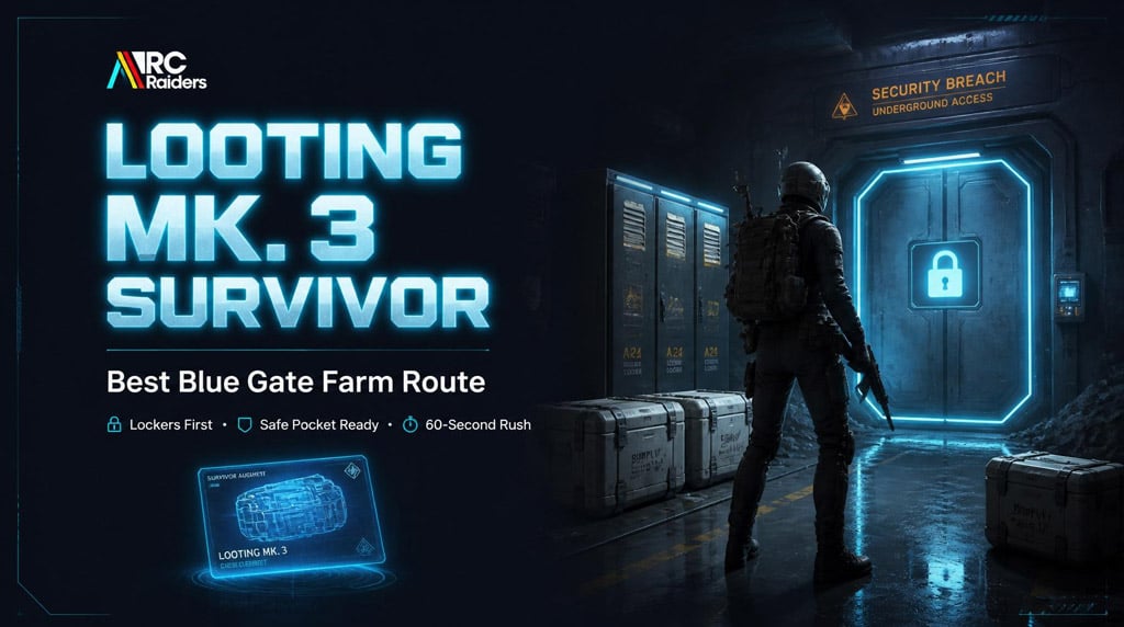 ARC Raiders Looting Mk. 3 Survivor Blueprint Guide: Best Blue Gate Route and Drop Locations
