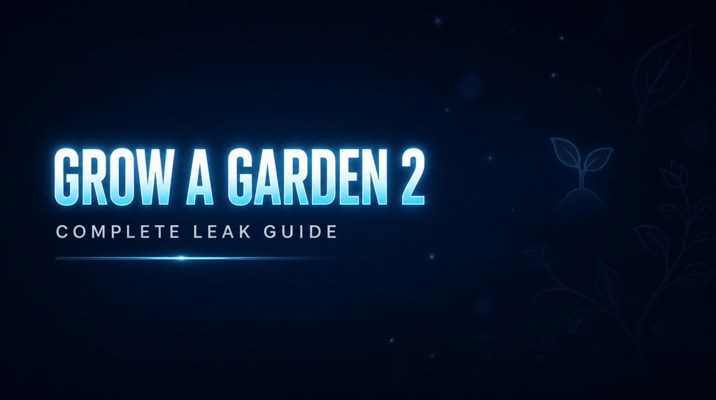 Grow A Garden 2 Update: Every Confirmed Seed, Pet & System Before the Next Update
