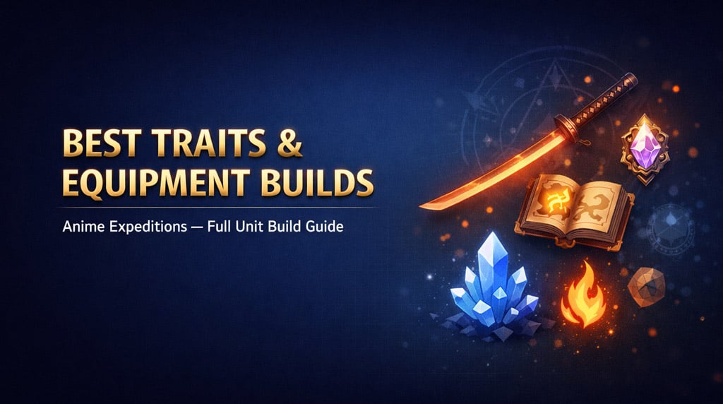 Best Traits & Equipment Builds for Every Anime Expeditions Unit