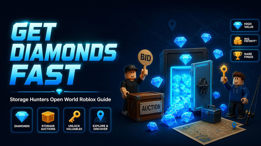 Storage Hunters Open World Fast Farming Diamonds Guides