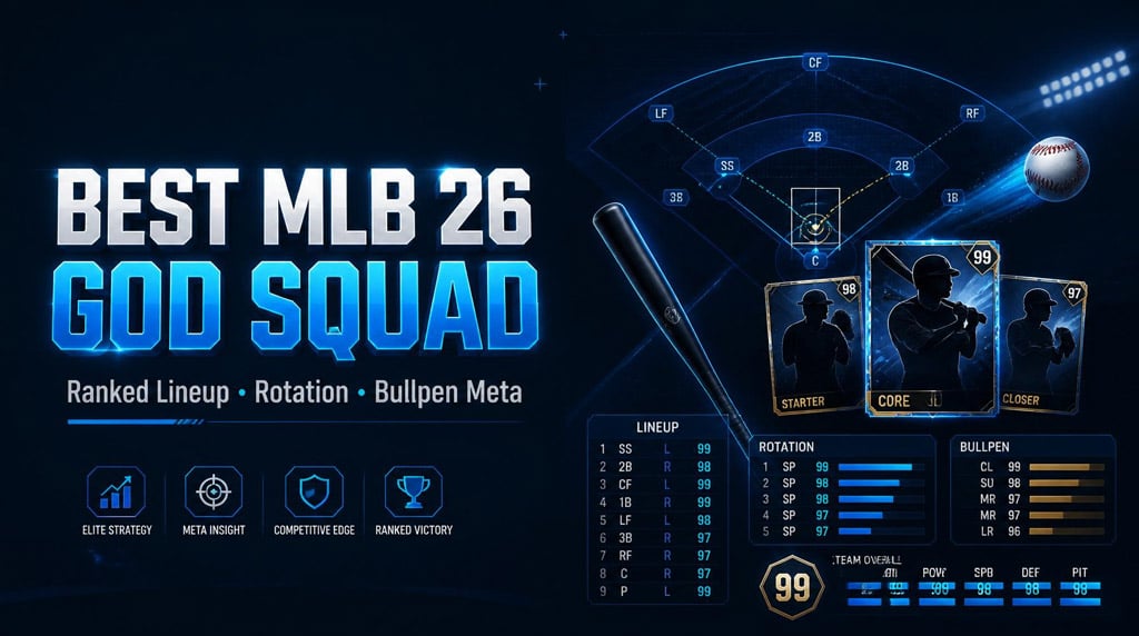 Best MLB 26 God Squad: Ranked Lineup, Rotation, Bullpen, and Platoon Meta