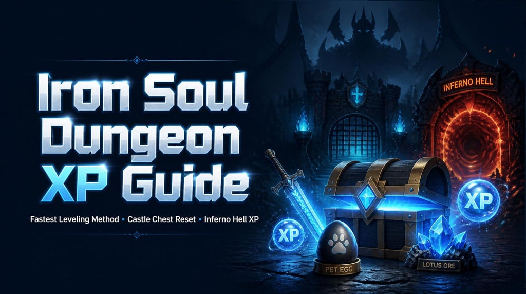 Iron Soul Dungeon Roblox Leveling Guide: Fastest XP Farm to Reach Max Level