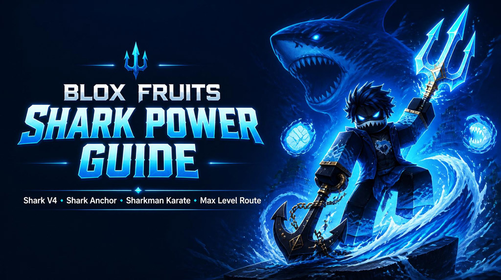 Blox Fruits Shark Power Guide: Max Route for Shark V4, Shark Anchor, Sharkman Karate