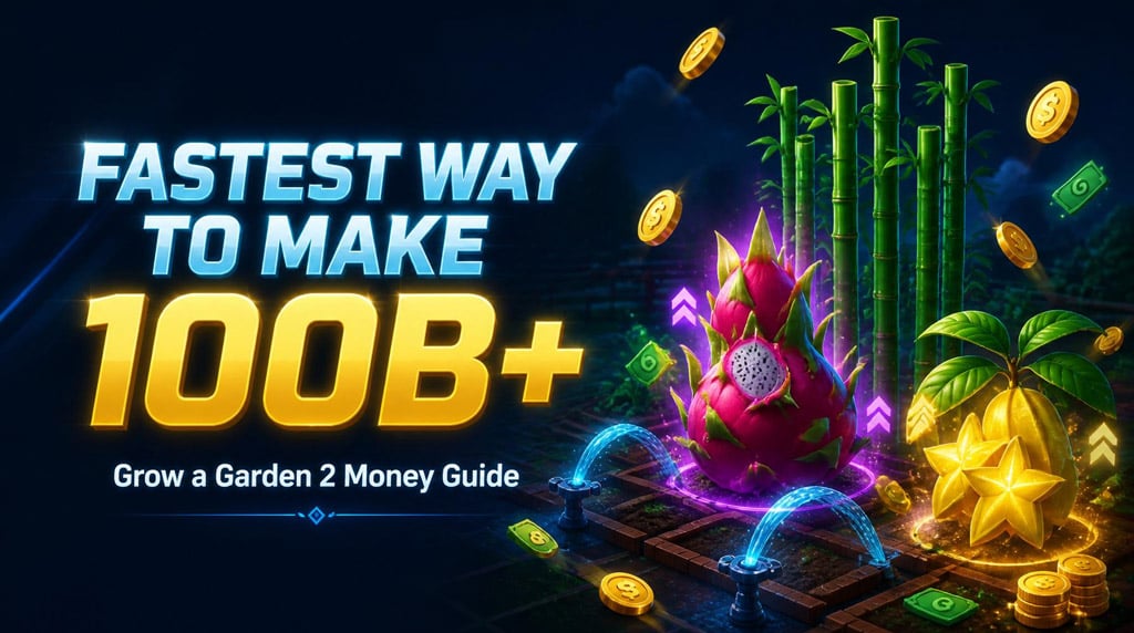 Fastest Way to Make 100B+ in Grow a Garden 2: Bamboo, Mutations, Dragon's Breath Strategy