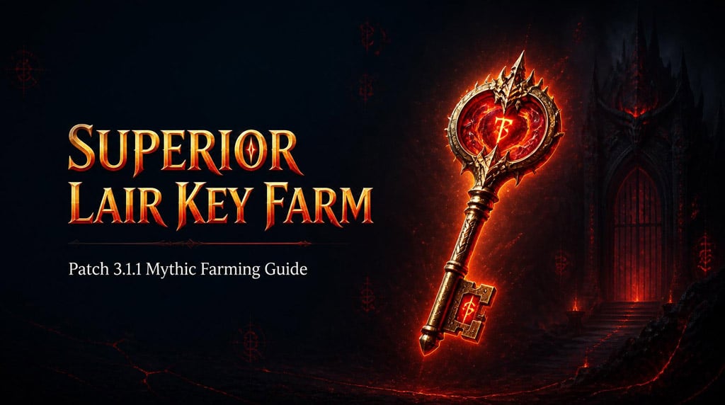 D4 Season 14 Patch 3.1.1: The Superior Lair Key Farm That Breaks Mythic Drops