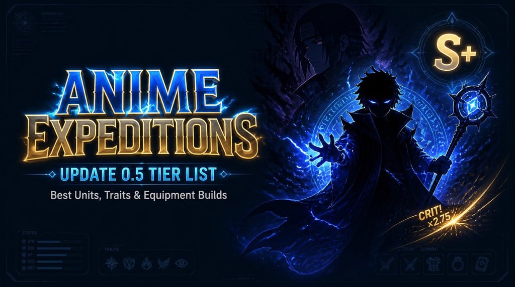 Anime Expeditions Update 0.5 Tier List: Best Units, Traits & Equipment Builds
