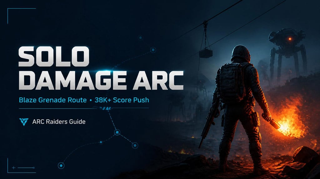ARC Raiders Solo Damage ARC Blaze Grenade Route and Push Guides