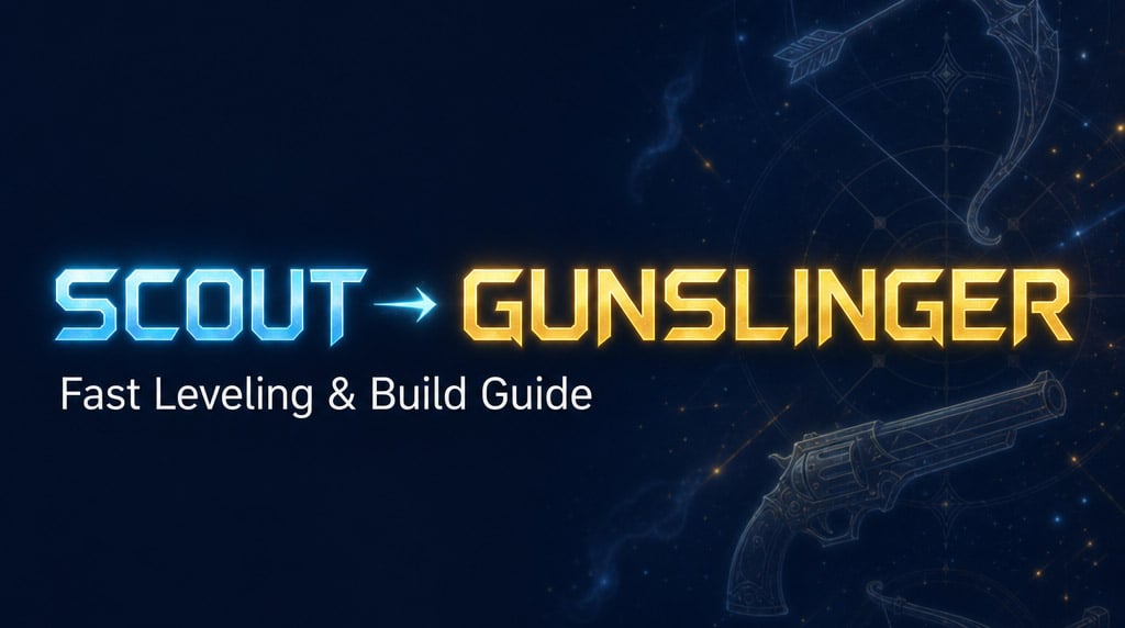 Spiritvale Scout to Gunslinger: Fast Leveling & Build Guide (Pistol, Shotgun, Rifle)