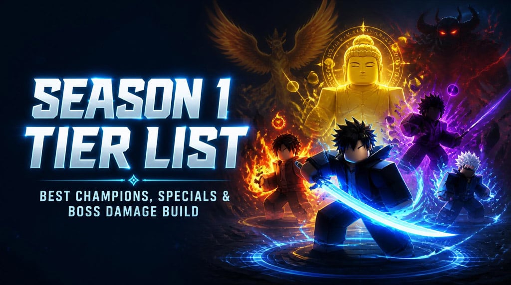 Anime Fighting Simulator Season 1 Tier List: Best Champions, Specials, and Boss Damage Build