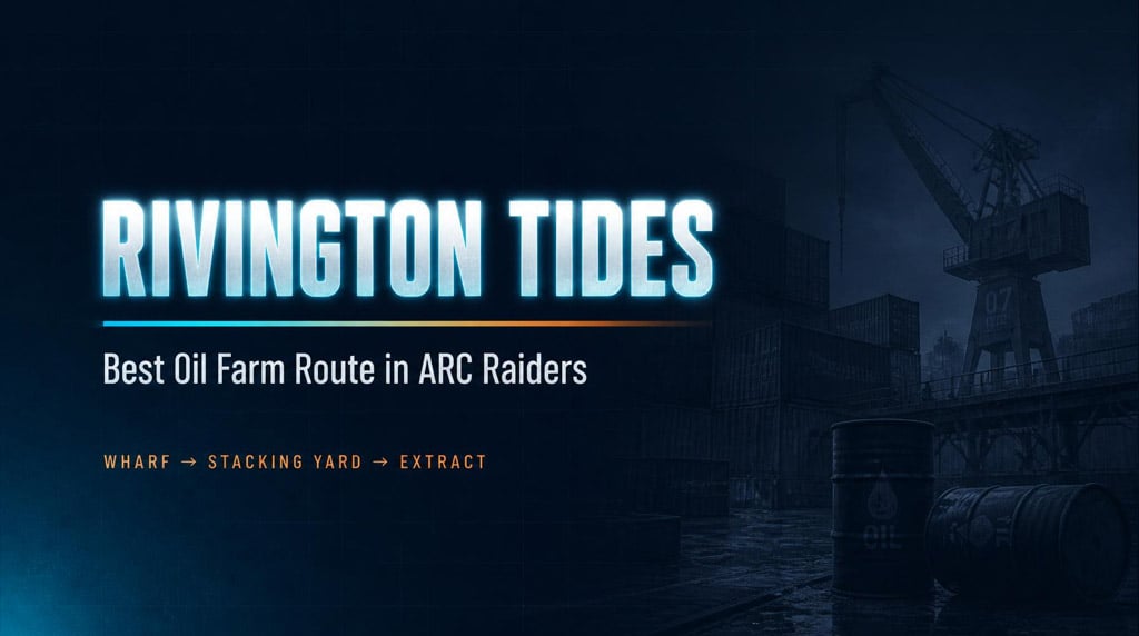 ARC Raiders Oil Farm Route: Rivington Tides Beats Stella Montis (Wharf → Stacking Yard Guide)