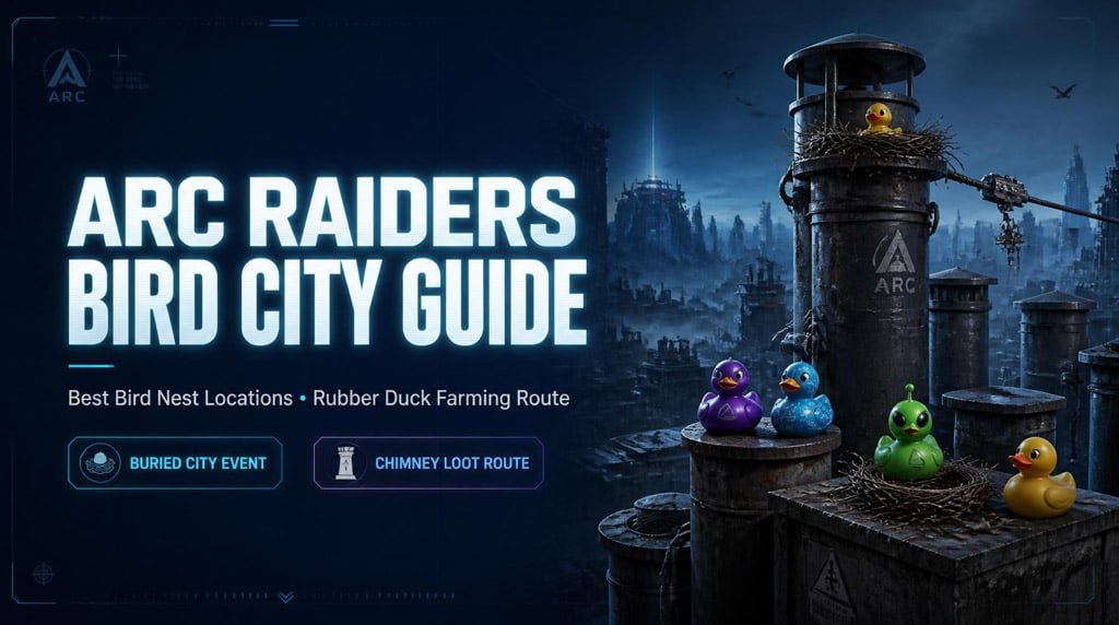 ARC Raiders Familiar Duck Farming Guides: Best Bird Nest Locations and Rubber Duck Farming Route