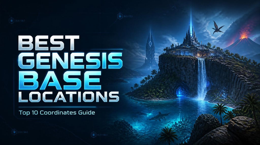 ARK: Survival Ascended Top Coordinates Guide: Best Genesis Base Locations