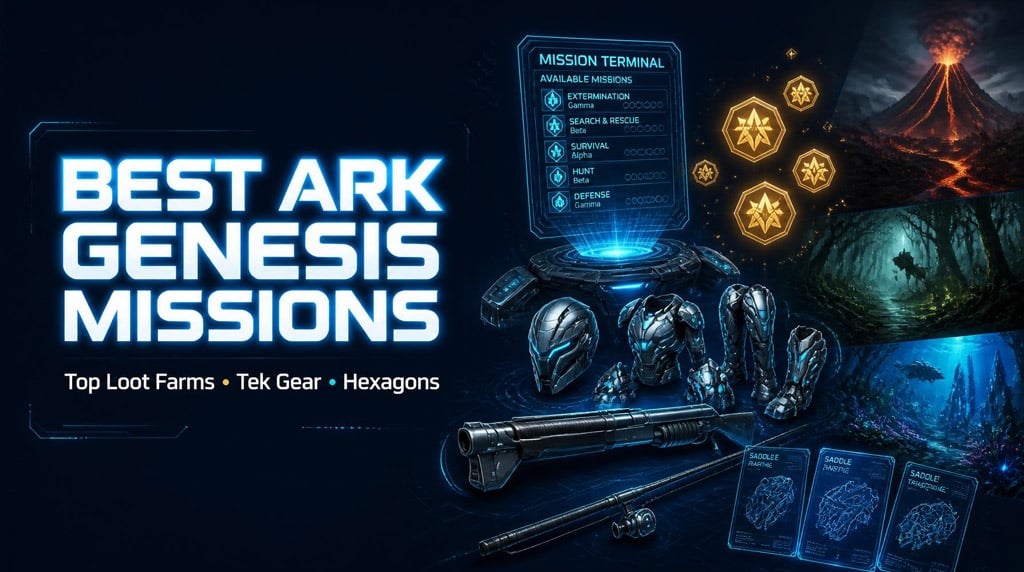 ARK Survival Ascended Best Genesis Missions for Loot and Hexagons