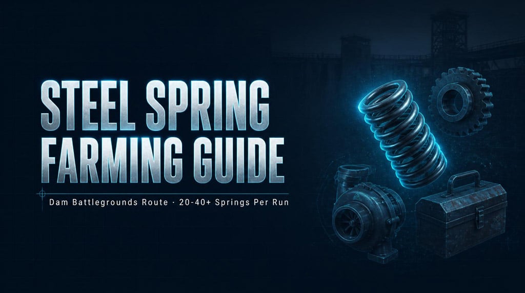 ARC Raiders Best Steel Spring Farm: Fast Dam Battlegrounds Route for Springs Per Run