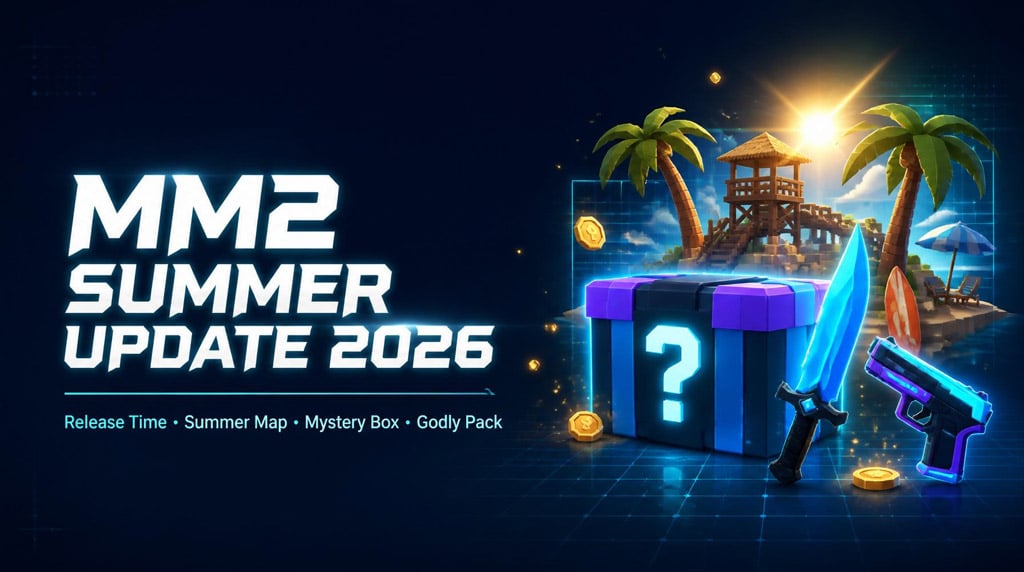 MM2 Summer Update: Release Date, New Map, Mystery Box Rewards, and Godly Pack