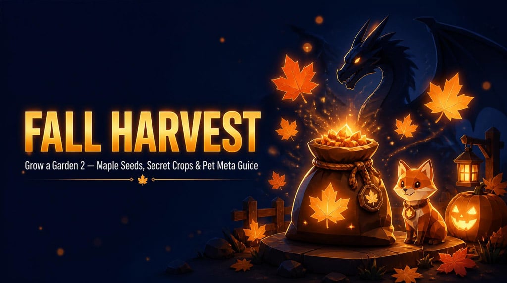 Grow a Garden 2 Fall Harvest Update: Maple Seeds, Secret Crops, Pets & Prep Guide
