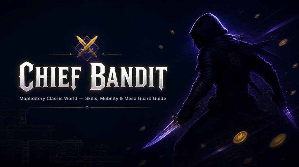 MapleStory Classic World Chief Bandit Guide: Skills, Mobility, Meso Guard & Third Job Tips