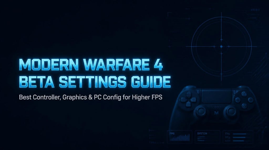 Modern Warfare 4 Settings: Best Controller, Graphics & PC Config for Max FPS