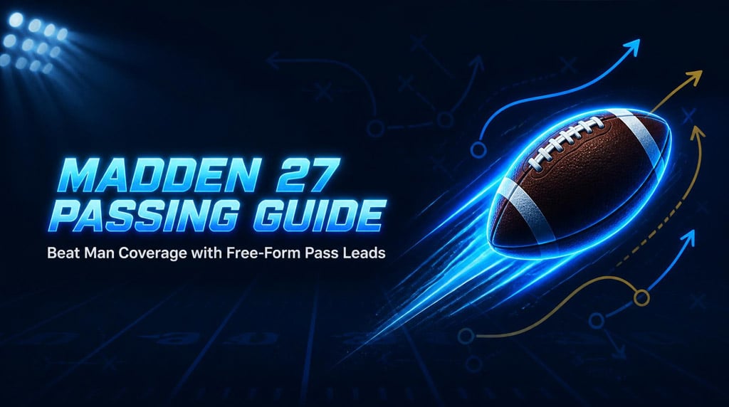 Madden 27 Skill-Based Passing: Placement & Accuracy Settings, Free-Form Leads, and Man-Beaters Work